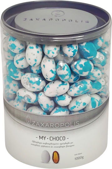 Zaxaropolis Шарени Бадеми My Choco във Форма Класически с Вкус Лимон Тюркоазен 1000гр