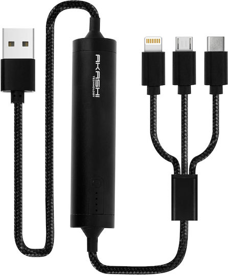 Akashi Power Bank 2600mAh Black