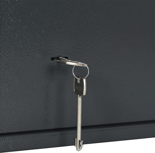 Vidaxl Safe Lock Dark Gray 25x35x25 cm Steel