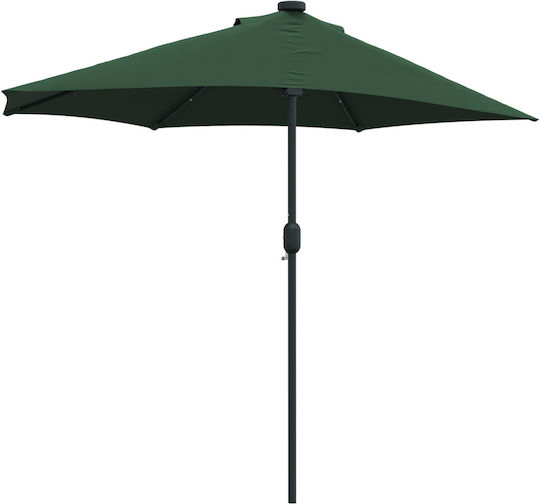 Hanging Aluminum Garden Parasol Green 2.23x2.23xHeight 2.23m
