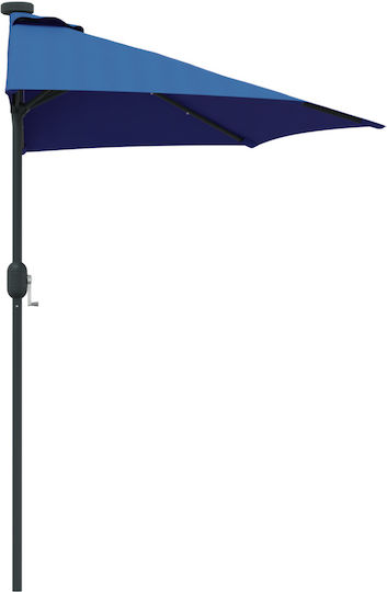 Hanging Aluminum Garden Parasol Blue 2.23x2.23xHeight 2.23m
