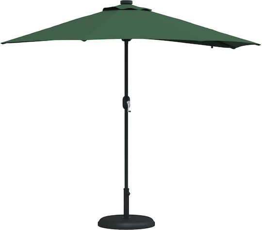 Hanging Aluminum Garden Parasol Green 2.23x2.23xHeight 2.23m