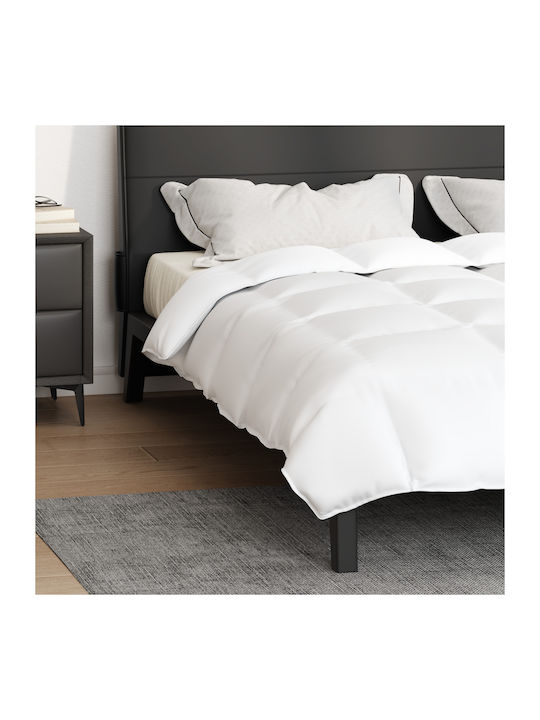 vidaXL Coverlet King Size White 260x220cm