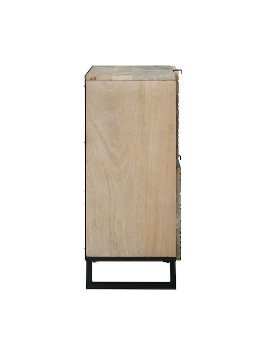 Mobilier de Intrare cu Dulap White and Black 80x33.5x75cm