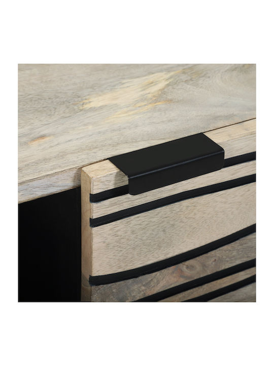 Mobilier de Intrare cu Dulap White and Black 80x33.5x75cm