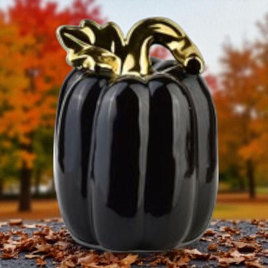 Mondex Decorative Pumpkin Made of Ceramic Material 12.7x12.7x1.3cm