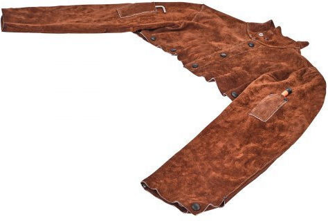 Vevor Leather Welding Cape Sleeve Heavy Duty Heat Resistant Cape Sleeve Xxl-size