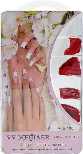 Nagelspitzen in Rot Farbe IS-852113970