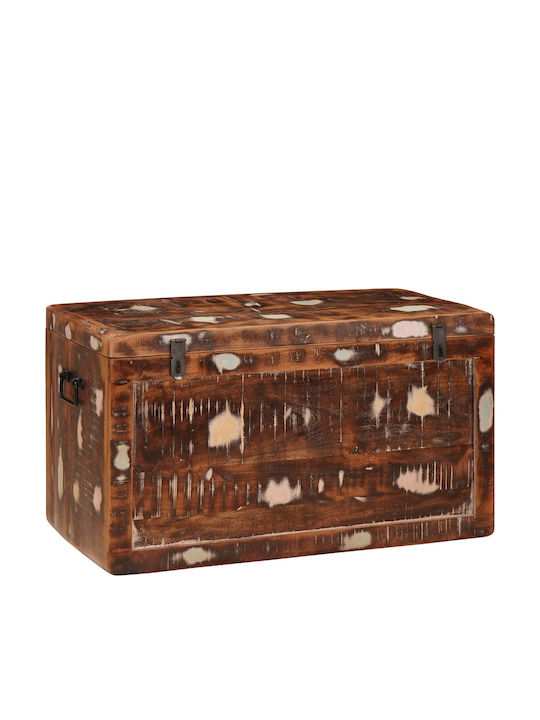 vidaXL Wooden Decorative Box Storage 70x35x40cm