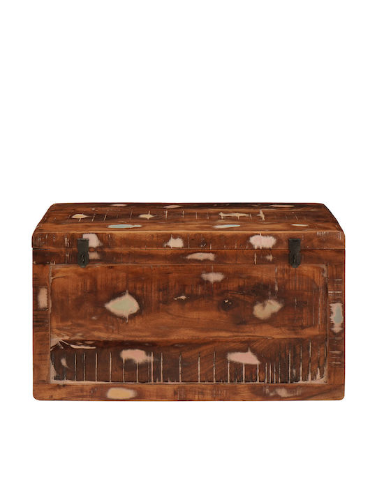 vidaXL Wooden Decorative Box Storage 70x35x40cm