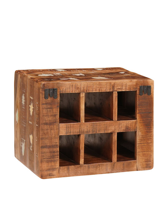 vidaXL Επιδαπέδια Κάβα Ποτών Ξύλινη Καφέ 44x30x35εκ.