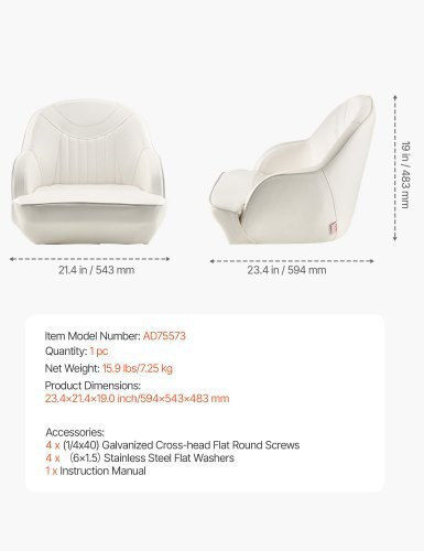 Vevor Boat Seat
