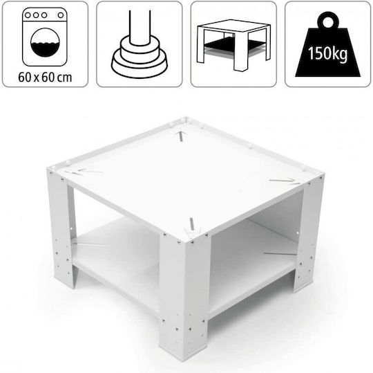 Roller Kappatos 00801 Washing Machine/Dryer Base Made of Metal 60x60cm