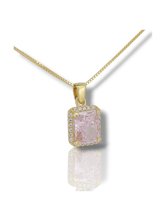Mentzos Charm mit Steinen aus Roségold