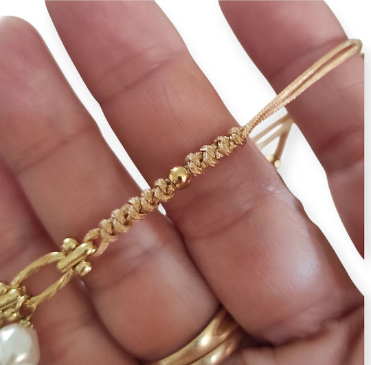 The Art of Beading Μαρτυρικό Βάπτισης Βραχιολάκι Beige 1Stück