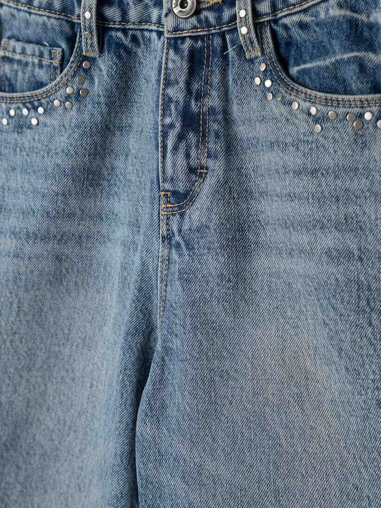 Kinder Schlaghose Jeans Blau