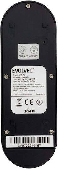 Evolveo Безжичен Комплект Аудио Интерком Черен