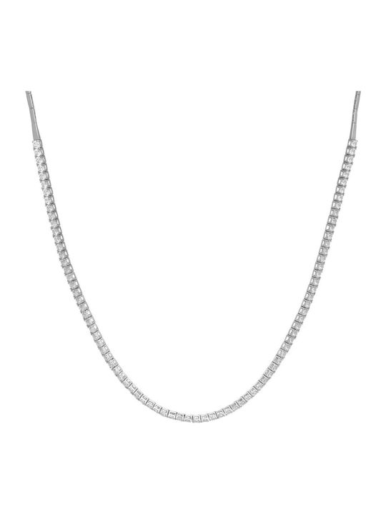 Jewelry Set From 9K White Gold