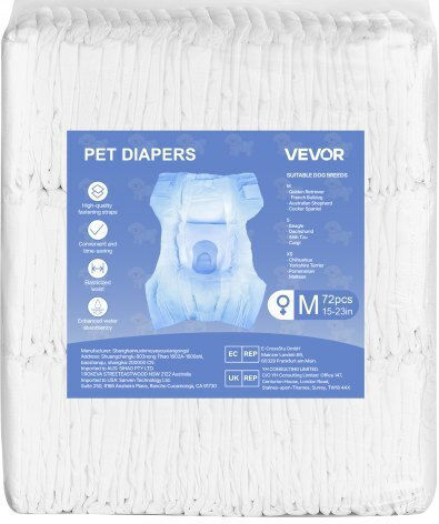 Vevor Pampers pentru câini 58.42 - 58.42cm 144buc