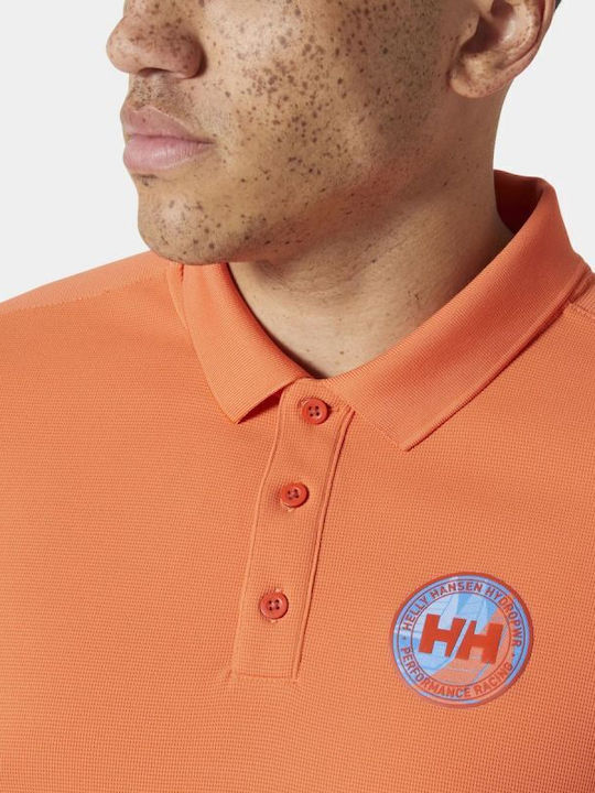 Hp Race 2.0 Polo Athletic Short Sleeve Orange