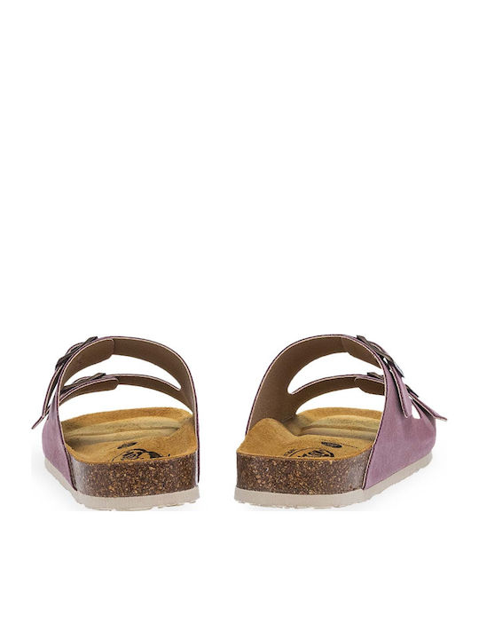 Sandale Casual Damă Anatomice Din Piele Malva