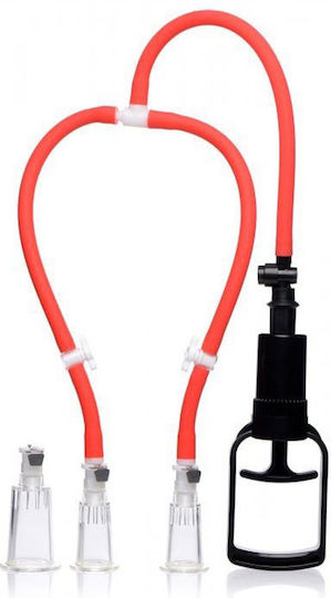 Three Cup Enhancement Pump Red