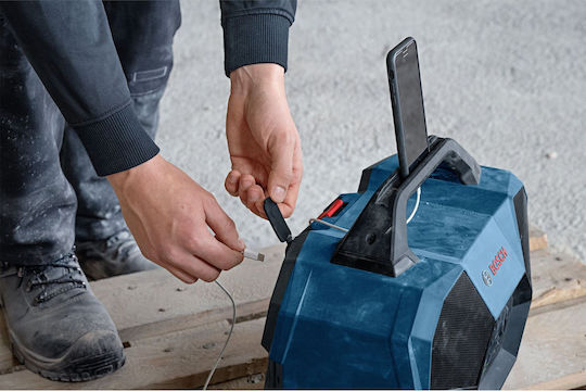 Bosch GPB 18V-6 C Bluetooth Speaker with Radio Blue
