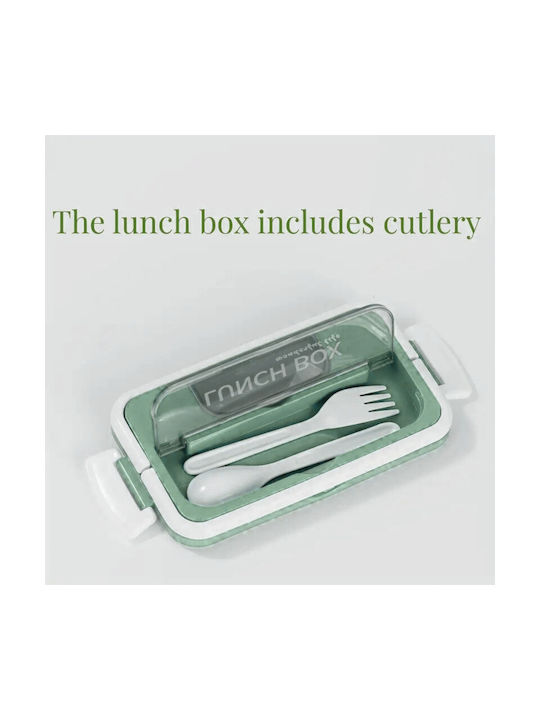 Uncle George Microwave Plastic Lunch Box Green 800ml