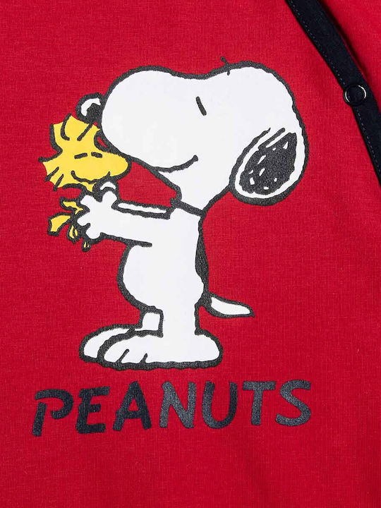 Peanuts Worldwide LLC Baby Bodysuit Long-Sleeved Red