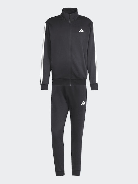 3-stripes Tracksuit with Elastic Black