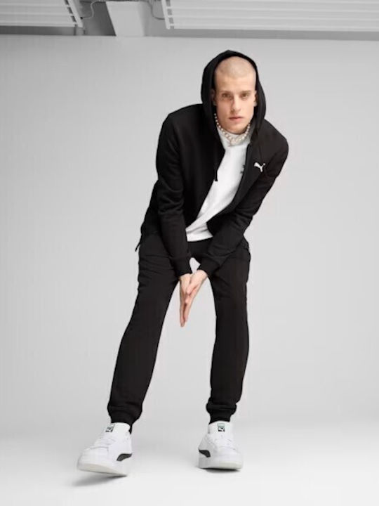 PUMA Essentials Ζακέτα Μαύρο με Κουκούλα