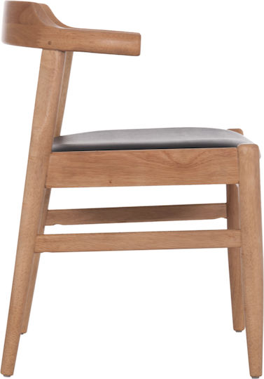 Cersei Stühle Speisesaal Light Oak, Black 2Stück 57x53x72cm