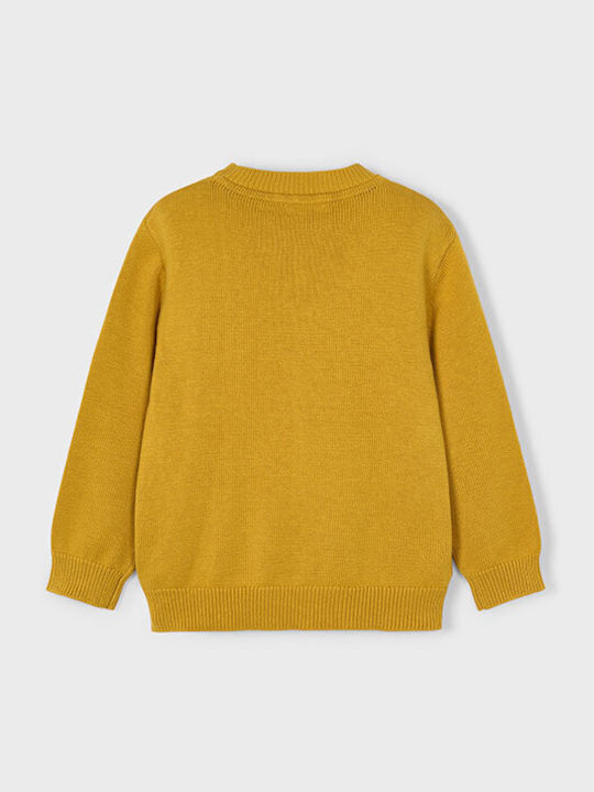 Kinderpullover Langarm Mustard, Yellow Basic