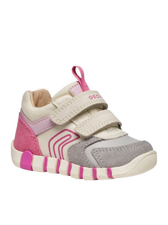 Παιδικά Sneakers Ανατομικά με Σκρατς Γκρι
