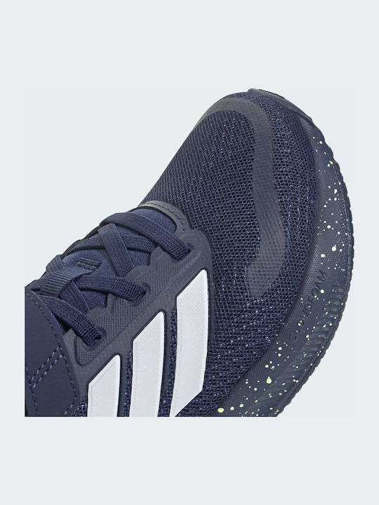Runfalcon 5 Kids Sports Shoes Running with Hoop & Loop Closure Navy Blue