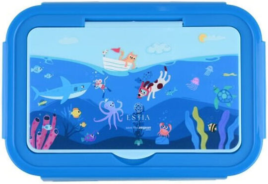 Estia Save The Aegean Plastic Kids' Lunch Set 1.4lt Ocean Play x x 7cm