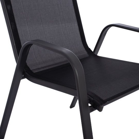 Set Dining de Exterior 5 Piese Negru