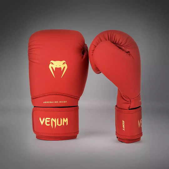 Venum Contender Боксови Ръкавици за Състезание Червени