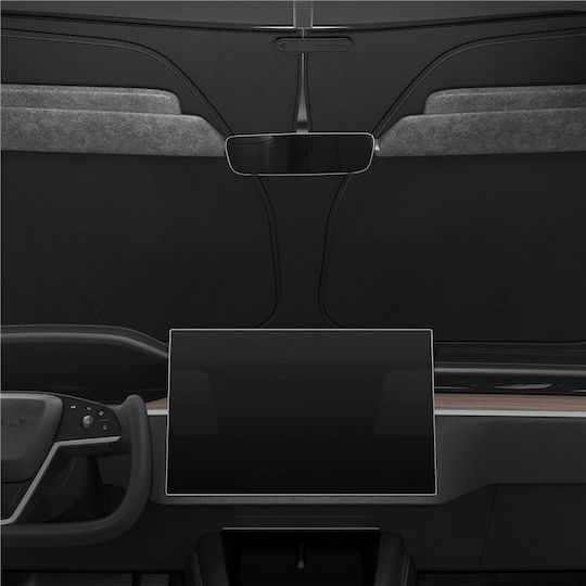 Spigen Tesla Car Front Windshield Sunshade Black Tesla Model X