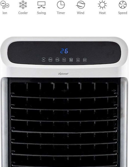 Diplomat Air Cooler με Τηλεχειριστήριο Λευκό