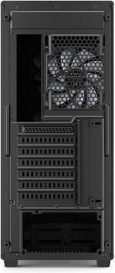 Sharkoon VK4 Rainbow Gaming Midi Tower Computer Case with Side Window and RGB Lighting Black