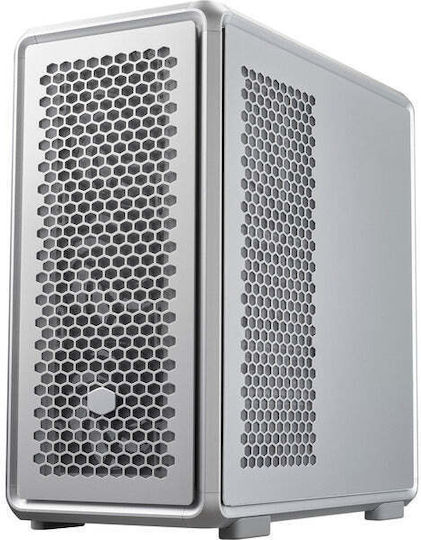 CoolerMaster Masterframe 600 Gaming Midi Tower Κουτί Υπολογιστή με Πλαϊνό Παράθυρο Ασημί