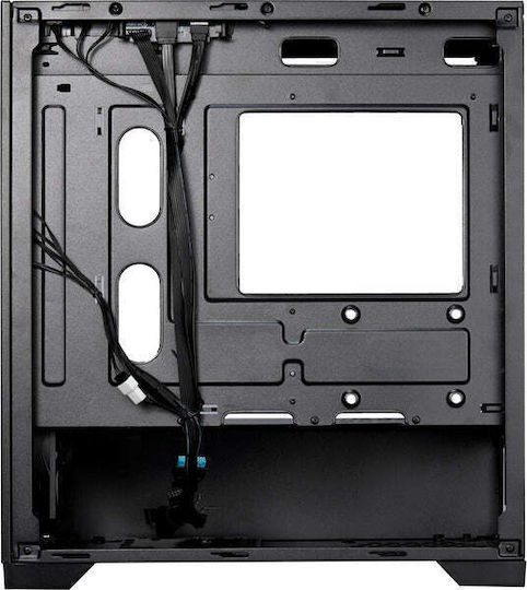 CoolerMaster Elite 302 Gaming Midi Tower Κουτί Υπολογιστή με Πλαϊνό Παράθυρο και ARGB Φωτισμό Μαύρο