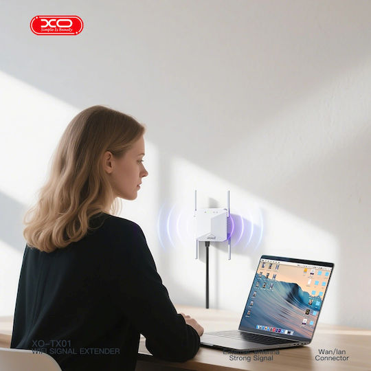 XO TX01 WiFi Extender Einzelband (2,4 GHz) 300Mbps
