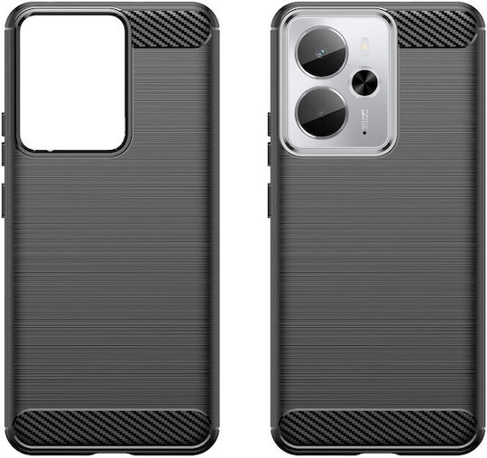 Mad Mask Brushed Back Cover Silicone Black (Realme 14 5G, Realme P3 5G)