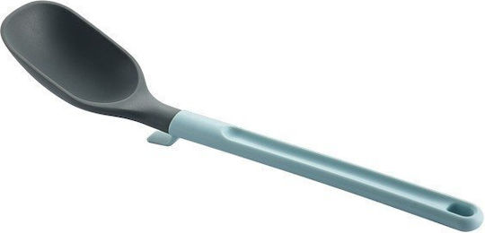 Sidirela Master Deep Pasta Colander Spoon Made of Gray Silicone 33cm