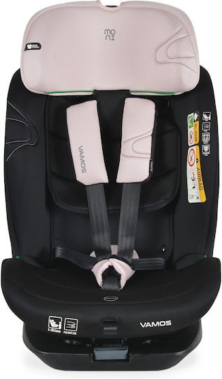 Moni Vamos Baby Car Seat i-Size with Isofix Baby Pink 0-36 kg