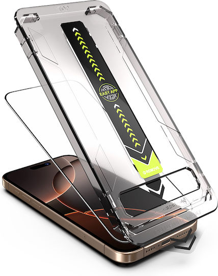 Techsuit Tempered Glass Negru (iPhone 14 Pro)