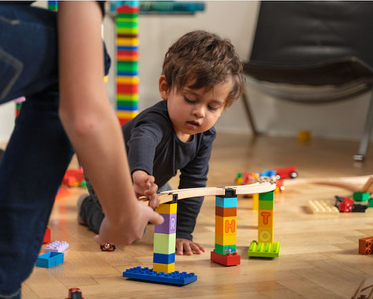 Toy2 Ράγες Σιδηρόδρομου για 3+ Ετών