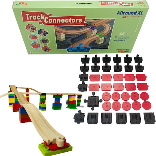Toy2 Track Connector Allround XL Αξεσουάρ Σιδηρόδρομου για 4+ Ετών